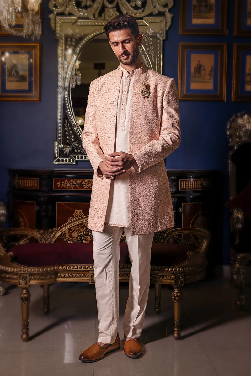 Eiryl Open jacket with kurta & pant set