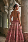Dusk in Blossam Lehenga set