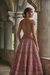 Dusk in Blossam Lehenga set