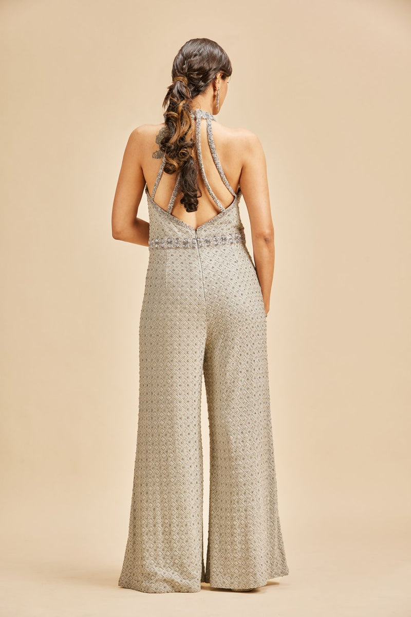 GREY JUMPSUIT