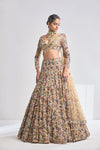 Jewelled Lehenga Set by Seema Gujral - Lotus Bloom Canada