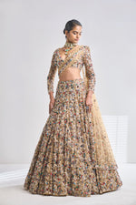 Jewelled Lehenga Set by Seema Gujral - Lotus Bloom Canada