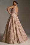 Peach Three-Dimensional Gown