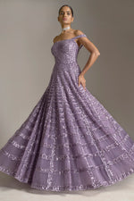 Mauve Sequin Gown