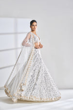 Silver Gold Lehenga Set