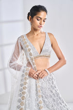 Silver Gold Lehenga Set