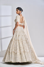 Nude Pearl Lehenga Set by Seema Gujral - Lotus Bloom Canada