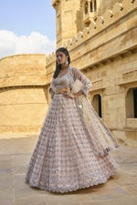 Peach Lehenga Set