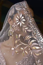 Metallic Rose Gold Lehenga Set