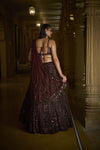 Mocha Sequin Lehenga Set SC 2041