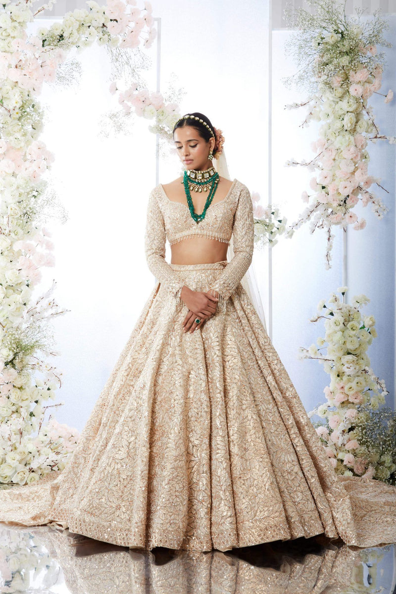 Rose Gold Trail Lehenga Set