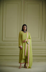 Aakar Green Kurta Set