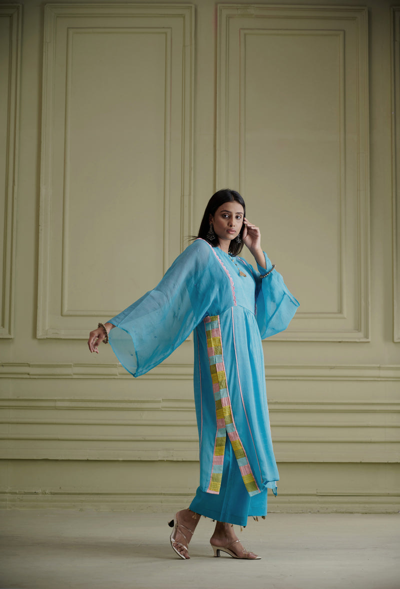 Aakar Blue Kurta Set