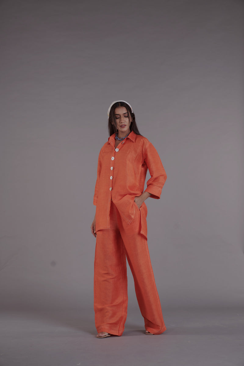 Asal Orange Co-ord Set