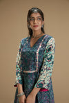 Taabir Assymetrical Kurta With Flared Pants