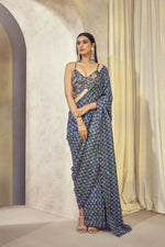 Maaya pre drape saree with butterfly top