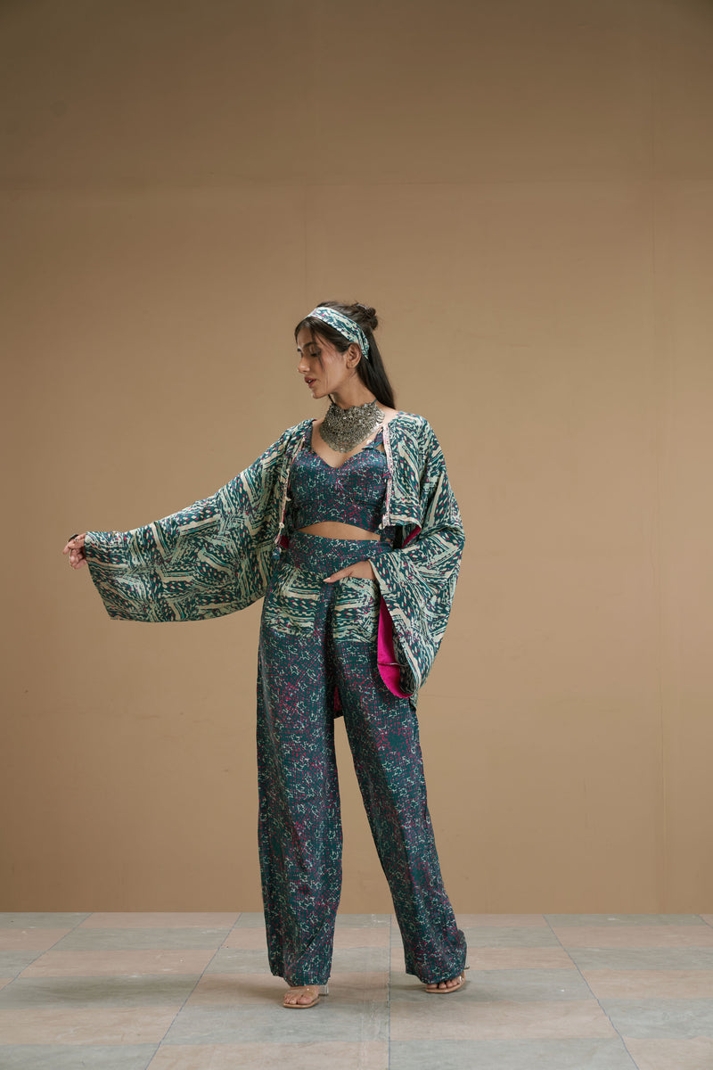 Taabir Co-ord Set With Jacket