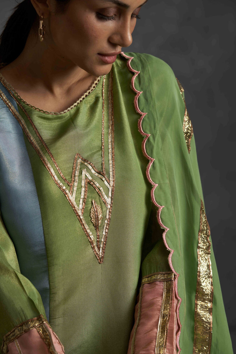 Sunehri Straight Kurta Set