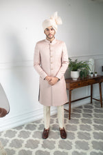 Pale Patterned Sherwani