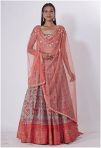 Printed Lehenga set- EK205A