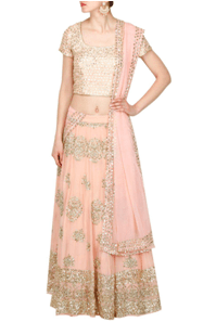 Lehenga Set - Powder Pink